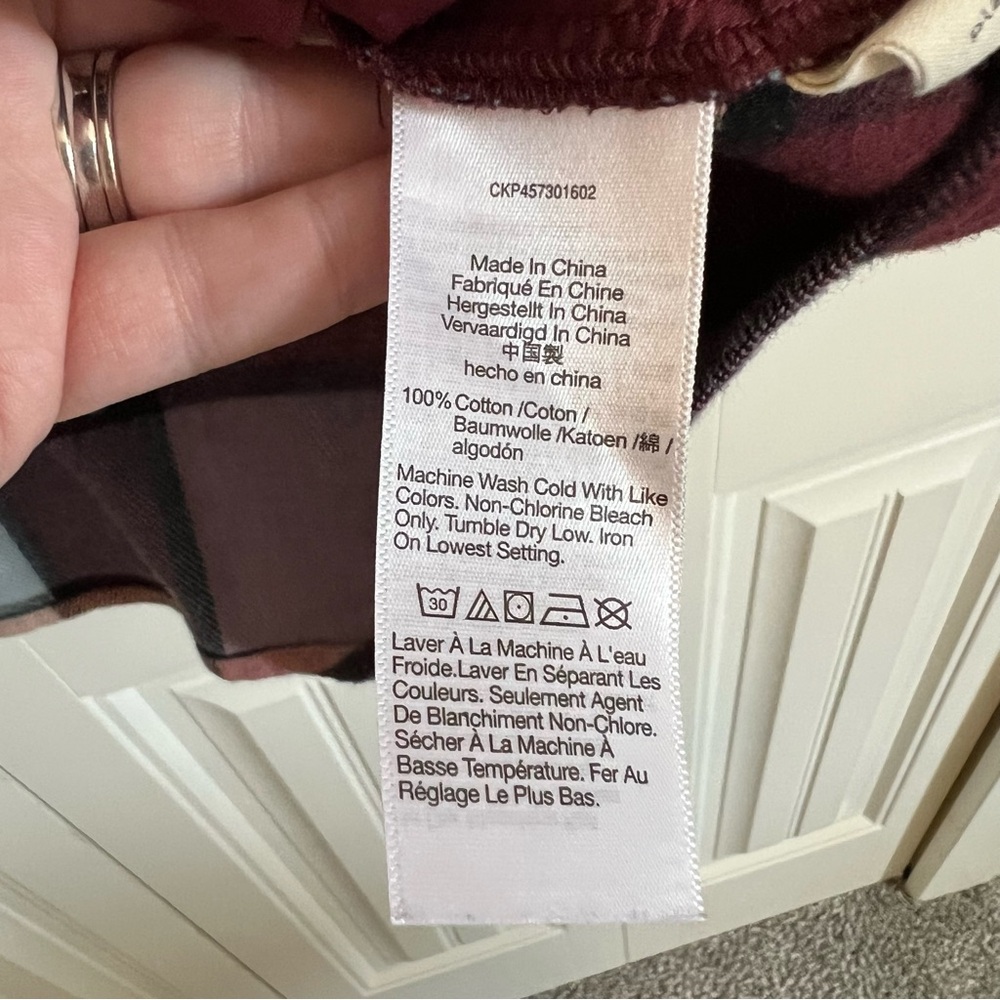Madewell Plus Sunday Plaid Button Down Dusty Pink Blue Flannel with Pockets 1x - Picture 6 of 10